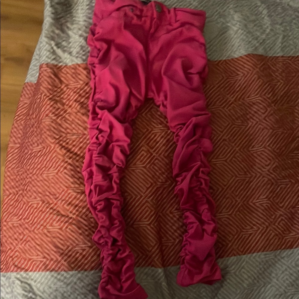Stacked Pink Pants